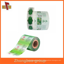 China manufaturer custom PVC shrink label sleeve on roll pour emballage en bouteille